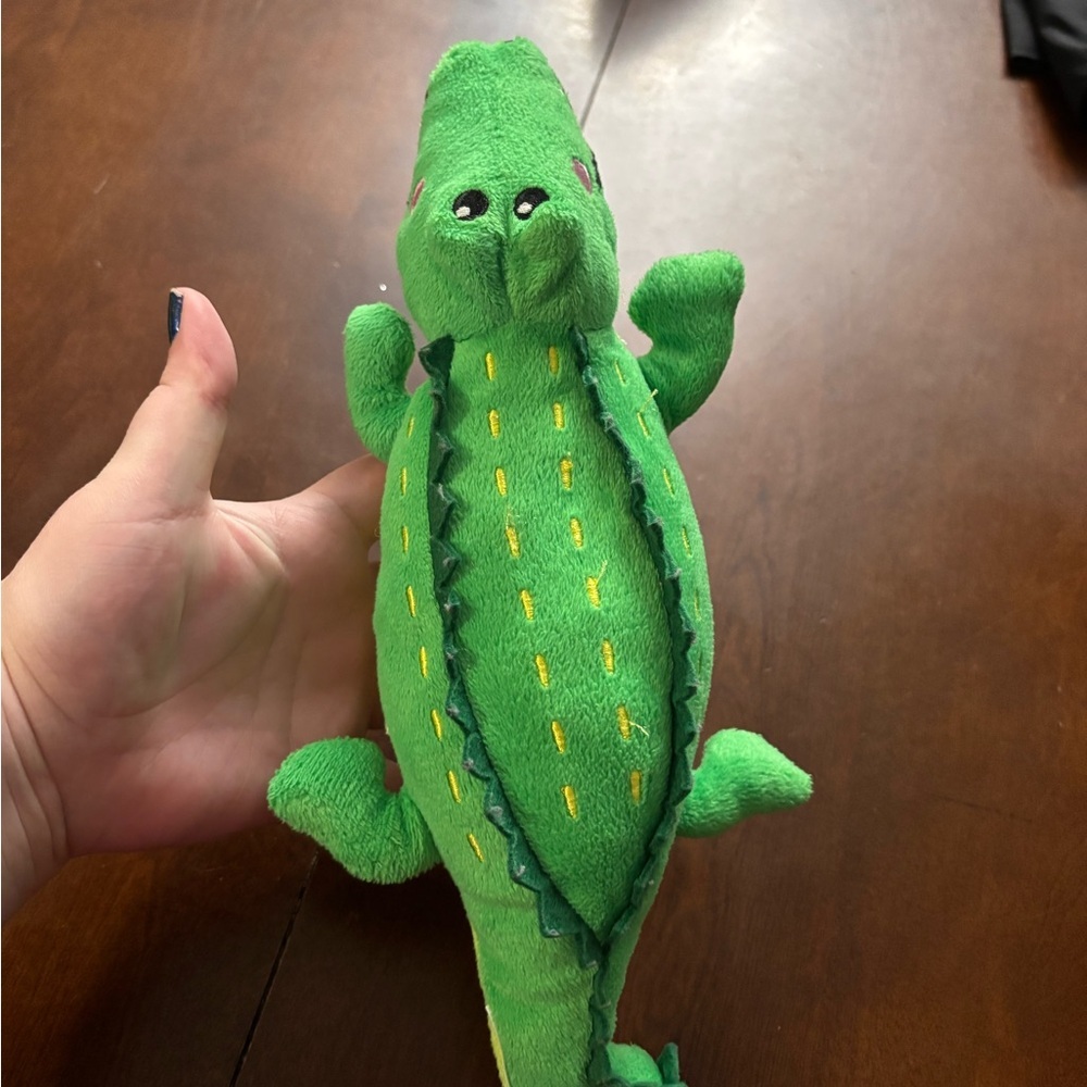 Green Plush Alligator Toy
